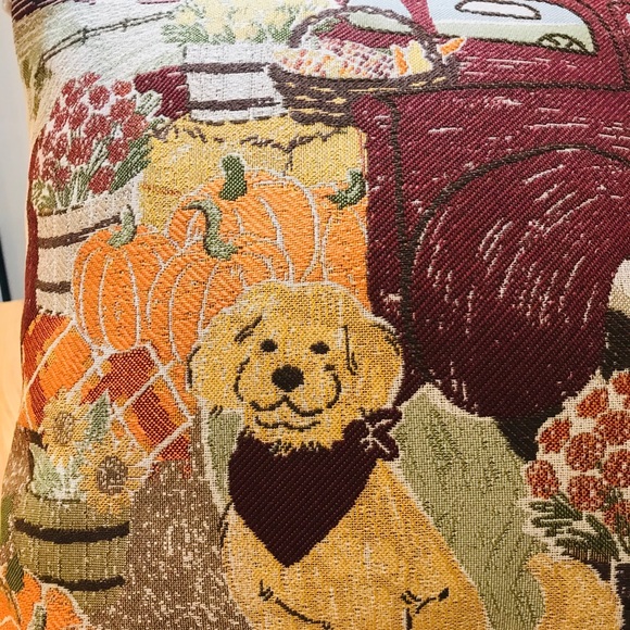 🎉Host Celebrate Fall Dog & Truck Pillow-NWT🎉 - Picture 5 of 13